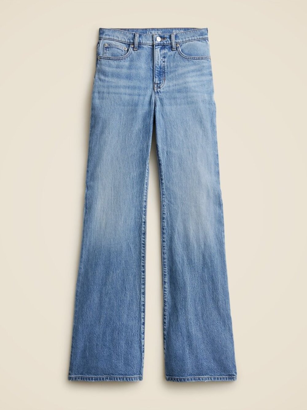 J. Crew High Rise ;96 Flare Jean in Light Indigo Wash Size 30